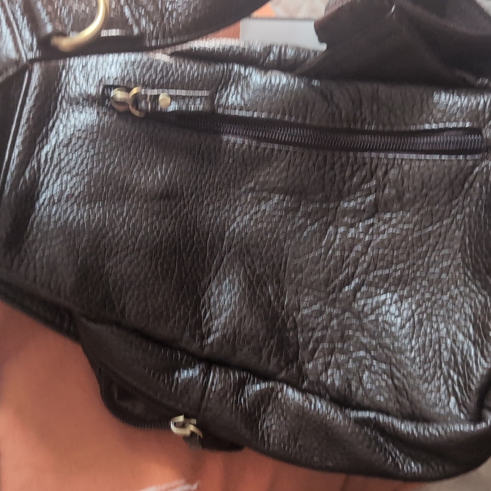 Ameri Leather Brown Crossbody Sling Bag - Excelle… - image 5